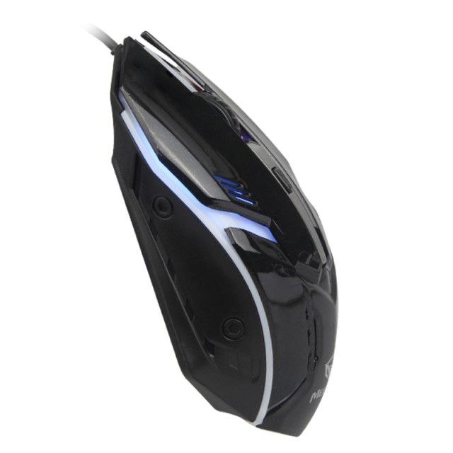 موس گیمینگ سیمی Meetion M371 - طراحی ارگونومیک و نورپردازی LED آبی