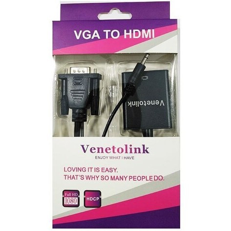 کابل تبدیل VGA به HDMI مدل VENETO